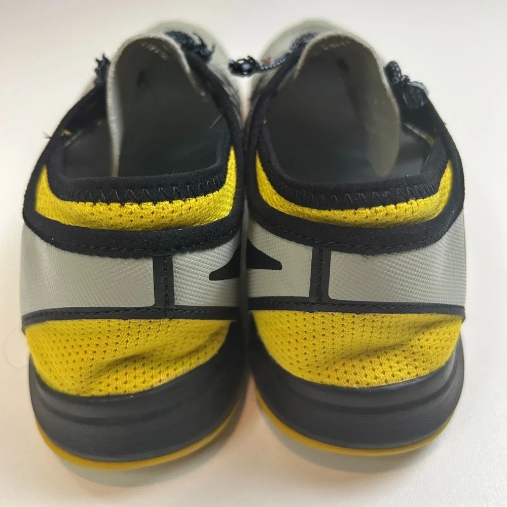 Salomon Tech Amphib 4 Mens Size 11 Grey Yellow Water Trail Shoes 416884
